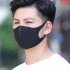  US Direct  Men Women Fashion Washable Sunscreen Dust Haze Proof Mask Ice silk black