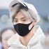  US Direct  Men Women Fashion Washable Sunscreen Dust Haze Proof Mask Ice silk black
