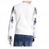  US Direct  Men s Fashion Slim Long Sleeve Digital Print T shirt  White XL equal to American M