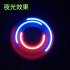  US Direct  Metal Fidget Spinner  LED Light Tri Hand Spinning Finger Toy  EDC Hand Spinners Stocking Stuffer for ADHD Focus Relieves Anxiety and Boredom Black