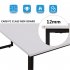  US Direct  Metal Frame L shaped Desk Home Office Computer  Desk Adjustable Footpads Desk white