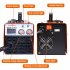  US Direct  Mig130 110v Portable Mini Electric Welding Machine Adjustable Current Digital Soldering Equipment With Led Display orange