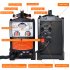  US Direct  Mig160 Mini Electric Welder 110v 220v Current Adjustable Portable Home Digital Welding Machine With Led Display orange