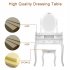  US Direct  Mirror Dresser Mdf Solid Wood Modern Concise 4 drawer 360 degree Rotation Removable Mirror Dresser White