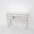  US Direct  Mirrored Desk Vanity Table With 5 Drawers For Home Bedroom Storage Five draws