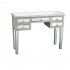  US Direct  Mirrored Desk Vanity Table With 5 Drawers For Home Bedroom Storage Five draws