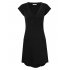  US Direct  Missky Women s V neck Short Sleeve Casual Dress with Irregular Hem Black M