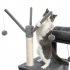  US Direct  Modern Cat Tree Multi level Cat Tower With Spacious Condo Cozy Hammock Large Top Perch And Scratching Board For Big Cats grey