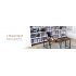  US Direct  Modern L Shaped Desk  IDEALHOUSE Compact Design Home Office Desk Corner Computer Desk Larger Gaming Desk Office Writing Workstation
