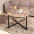  US Direct  Modern Round Metal Coffee Table