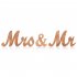  US Direct  Mr   Mrs Wooden Decoration Props for Wedding  Rose gold