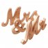  US Direct  Mr   Mrs Wooden Decoration Props for Wedding  Rose gold