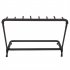  US Direct  Multi Guitar Stand Rack Round Tube Shelf Type 7 slot Display Holder Musical Instrument Accessories For Acoustic Guitar Electric Bass black