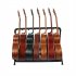  US Direct  Multi Guitar Stand Rack Round Tube Shelf Type 7 slot Display Holder Musical Instrument Accessories For Acoustic Guitar Electric Bass black