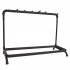  US Direct  Multi Guitar Stand Rack Round Tube Shelf Type 7 slot Display Holder Musical Instrument Accessories For Acoustic Guitar Electric Bass black