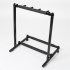  US Direct  Multi Guitar Stand Triple Folding Holder Rack Bass Acoustic Guitar Bracket Shelf Musical Instrument Accessories Black