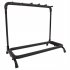  US Direct  Multi Guitar Holder 5 slot Rack Round Tube Shelf Type Guitar Stand For Classical Acoustic Electric Bass black