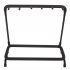  US Direct  Multi Guitar Holder 5 slot Rack Round Tube Shelf Type Guitar Stand For Classical Acoustic Electric Bass black