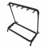  US Direct  Multi Guitar Holder 5 slot Rack Round Tube Shelf Type Guitar Stand For Classical Acoustic Electric Bass black