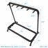  US Direct  Multi Guitar Holder 5 slot Rack Round Tube Shelf Type Guitar Stand For Classical Acoustic Electric Bass black