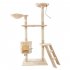  US Direct  Multi level Cat Tree Condo Furniture Cat Climbing Frame  FX 32  For Kittens Cats Pets Beige
