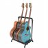  US Direct  Multiple Guitar Stand 3 Holders Circular Tube Rack For Electric Guitar Bass Acoustic Guitars Musical Instrument Accessories Black