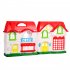  US Direct  My Happy Family Play House Set with Furniture for Kids Pretend Play
