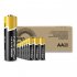  US Direct  Nanfu AA Alkaline Batterie  Stronger power  Longer lasting  Safer usage  20 Pack  Black Yellow