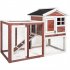  US Direct  Natural Wooden  House Pet Supplies Small Animal House Cage Rabbit Hutch Auburn