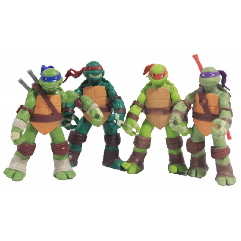 [US Direct] NuoYa001 TMNT Teenage Mutant Ninja Turtles Classic Collection 12cm Figure 4pcs Set