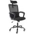  US Direct  Office Chair  High Back Ergonomic Mesh Desk Office Chair with Padding Armrest and Adjustable Headrest Black