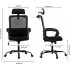  US Direct  Office Chair  High Back Ergonomic Mesh Desk Office Chair with Padding Armrest and Adjustable Headrest Black