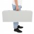  US Direct  One Piece Foldable Table Chair Aluminum Alloy Portable Camping Picnic 4 seats Fold Up Travel Table Set Silver
