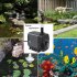  US Direct  Original ANKWAY Submersible Water Pump GPH160  Rotation Switch with Different Nozzles for Pond  Aquarium  Fish Tank Fountain  Hydroponics  5 9ft Pow