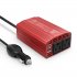 US Direct  Original BESTEK 300W Power Inverter DC 12V to 110V AC Car Inverter with 4 2A Dual USB Car Adapter  700 Watts of Instantaneous Power  Red   Black  Re