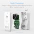  US Direct  Original BESTEK Travel Adapter Kits  2 USB Ports  2 4A   1 USB 3 0 Port  1 USB C Port  1 AC Outlet Charger  with Worldwide Wall Plugs White