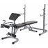  US Direct  Original BalanceFrom Multifunctional Workout Station Adjustable Olympic Workout Bench  800 Pound Capacity Black