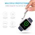  US Direct  Original CHOETECH  MFI Certified  Wireless Charger Compatible with Apple Watch  Portable 900mAh Keychain Power Bank Compatible with Apple Watch 5 4 