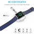  US Direct  Original CHOETECH  MFI Certified  Wireless Charger Compatible with Apple Watch  Portable 900mAh Keychain Power Bank Compatible with Apple Watch 5 4 
