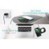 US Direct  Original CHOETECH Dual Wireless Charger  QC3 0 Adapter included   5 Coils Qi Certified Fast Wireless Charging Pad Compatible with iPhone 11 11Pro 11