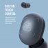  US Direct  Original DUDIOS True Wireless Earbuds  Free Mini Earphone with 7 2mm Enhanced Drivers Smart Touch Easy Pair Built in Mic 15 Hours Playtime  Black