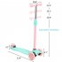  US Direct  Original LALAHO Toddlers Scooter Non foldable 3 speed Adjustment Blue Pink Color Matching Scooter Blue pink