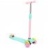  US Direct  Original LALAHO Toddlers Scooter Non foldable 3 speed Adjustment Blue Pink Color Matching Scooter Blue pink