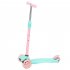  US Direct  Original LALAHO Toddlers Scooter Non foldable 3 speed Adjustment Blue Pink Color Matching Scooter Blue pink