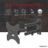  US Direct  Original LEADZM 1 Set 26 55 Inches Tv Stand Tmx200 Bearing 30kg Maximum Vesa 200x200 Height Adjustable Rotation 180 degree With Horizontal Level bla