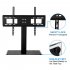  US Direct  Original LEADZM 1 Set 32 55 Inches Desktop Tv Stand Single column Tsd800 Load bearing 40kg Maximum Vesa 200x200 3 Levels Adjustable Height black