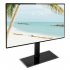  US Direct  Original LEADZM 1 Set 32 55 Inches Desktop Tv Stand Single column Tsd800 Load bearing 40kg Maximum Vesa 200x200 3 Levels Adjustable Height black