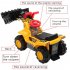  US Direct  Original LEADZM Soil Shifter Simulate Stone Safety Cap For Kids Toddler Truck Toy yellow