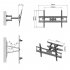  US Direct  Original LEADZM TV Wall Mount Full Motion Bracket TMDS 204 32 70 Inches Dual Articulating Arms Bearing 50KG Tilt range 0 15   black