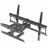  US Direct  Original LEADZM TV Wall Mount Full Motion Bracket TMDS 204 32 70 Inches Dual Articulating Arms Bearing 50KG Tilt range 0 15   black